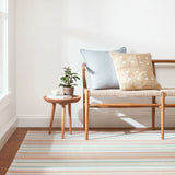 Daphne Stripe Handwoven Cotton Rug