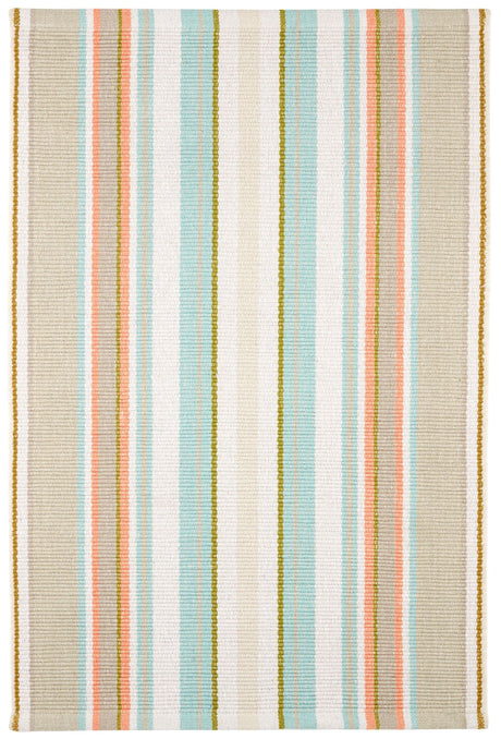 Daphne Stripe Handwoven Cotton Rug