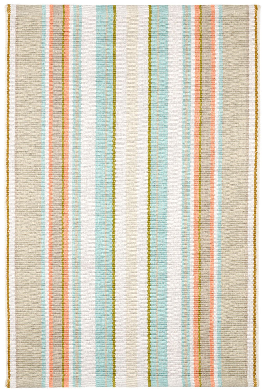 Daphne Stripe Handwoven Cotton Rug