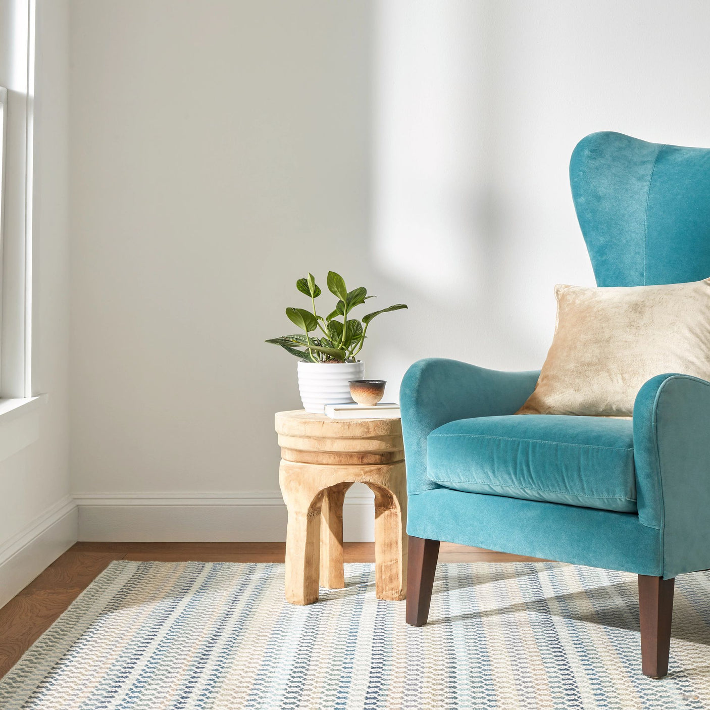 Poppy Handwoven Wool Rug