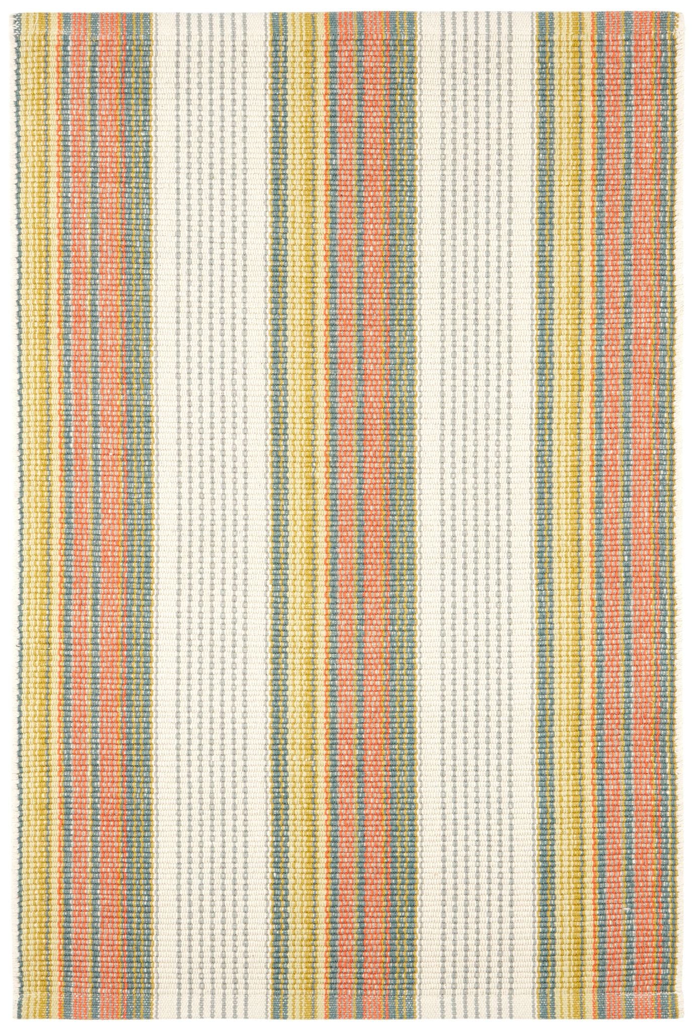 Sloane Stripe Handwoven Cotton Rug