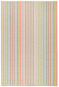 Ana Ticking Machine Washable Rug