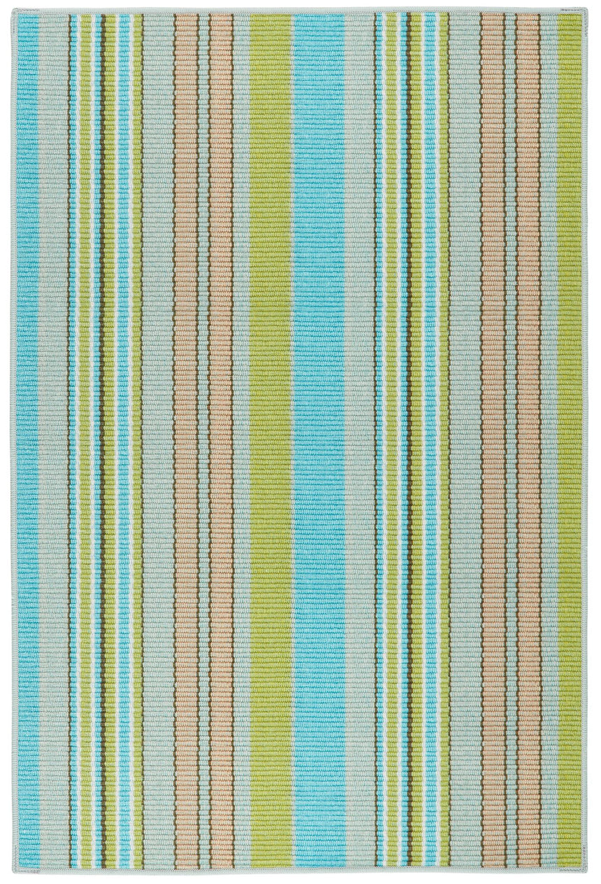 Aquinnah Ticking Machine Washable Rug