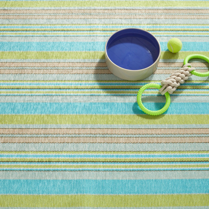Aquinnah Ticking Machine Washable Rug