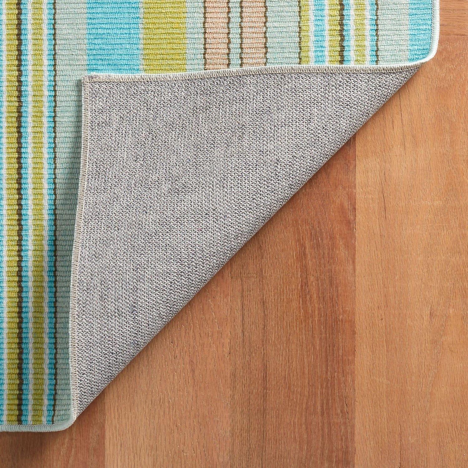 Aquinnah Ticking Machine Washable Rug