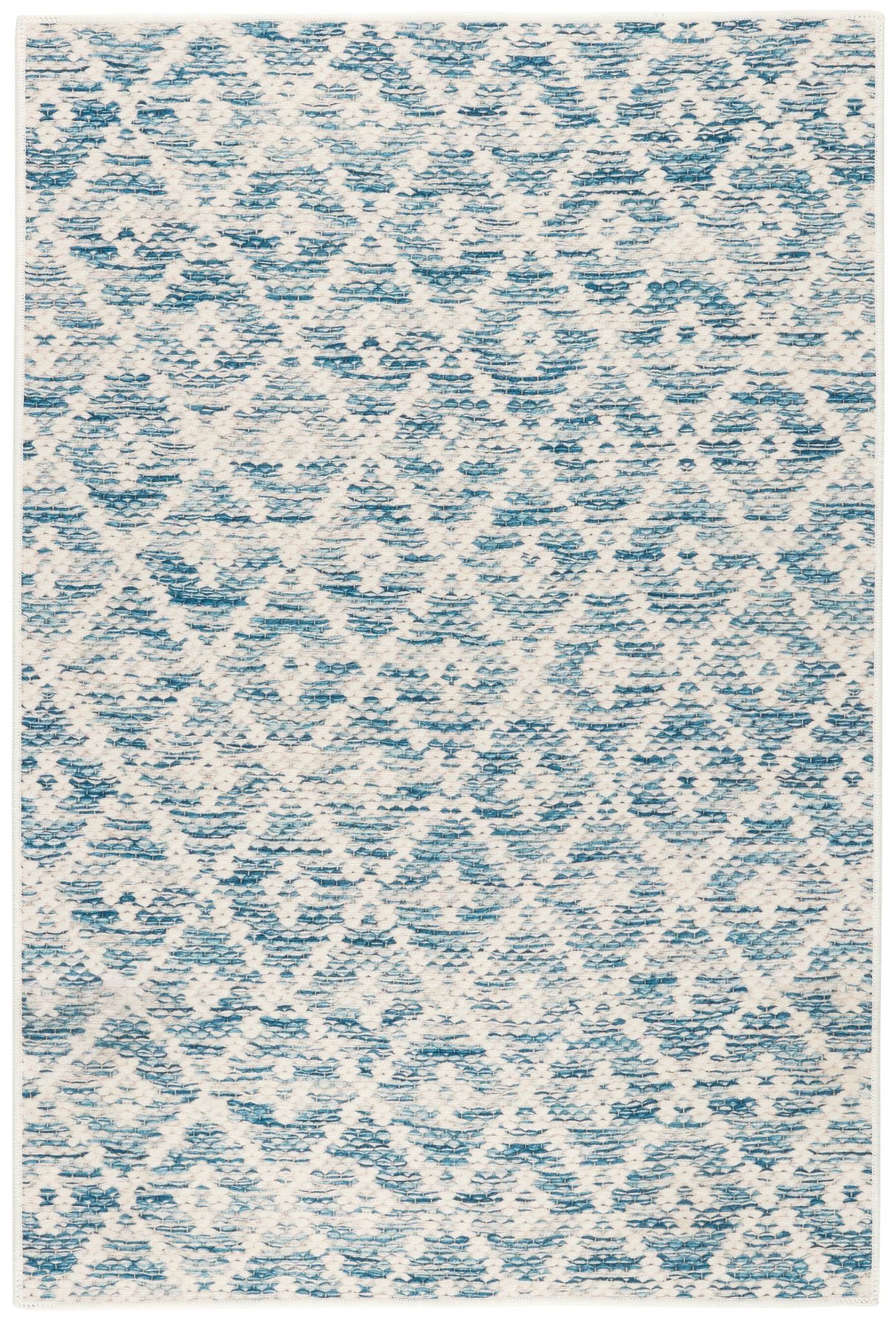 Melange Diamond Machine Washable Rug