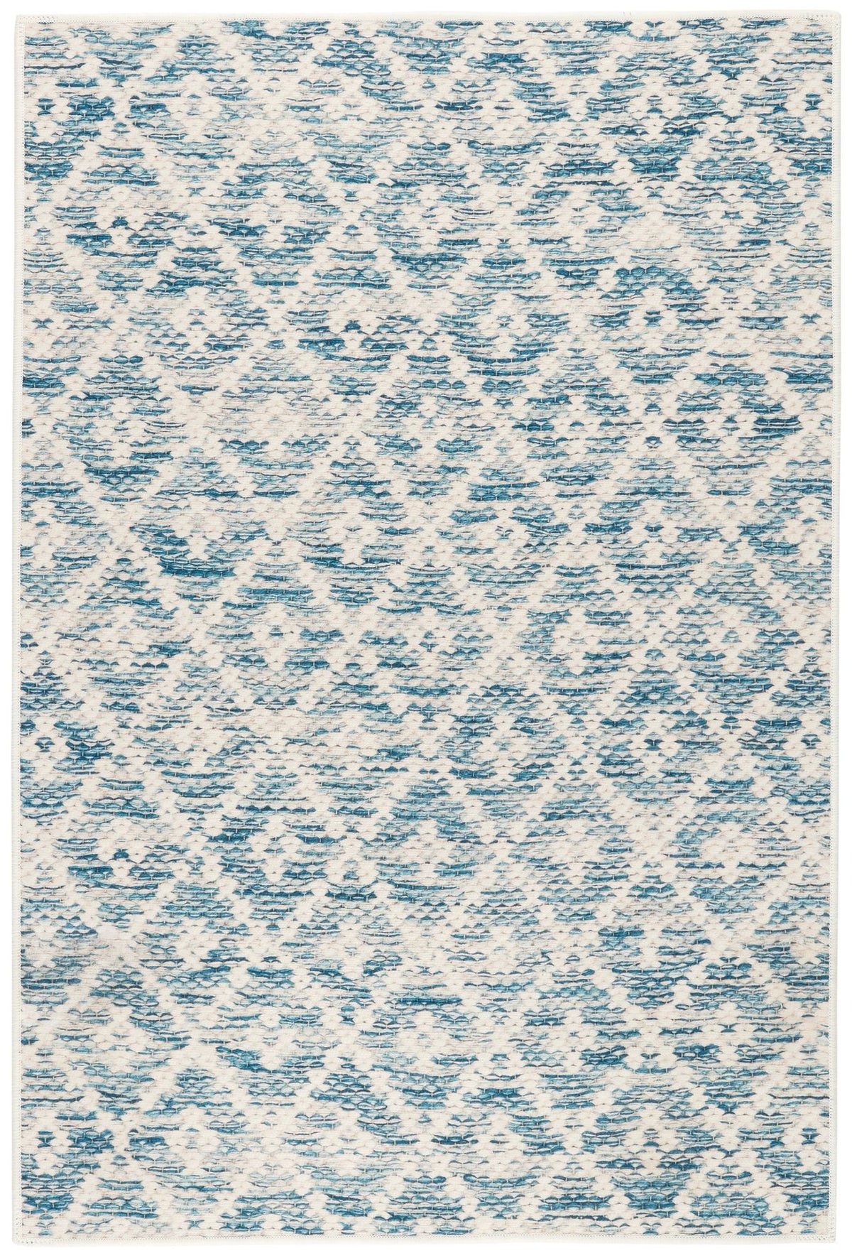 Melange Diamond Machine Washable Rug