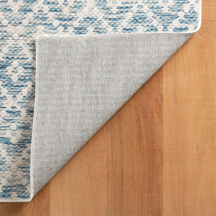 Melange Diamond Machine Washable Rug