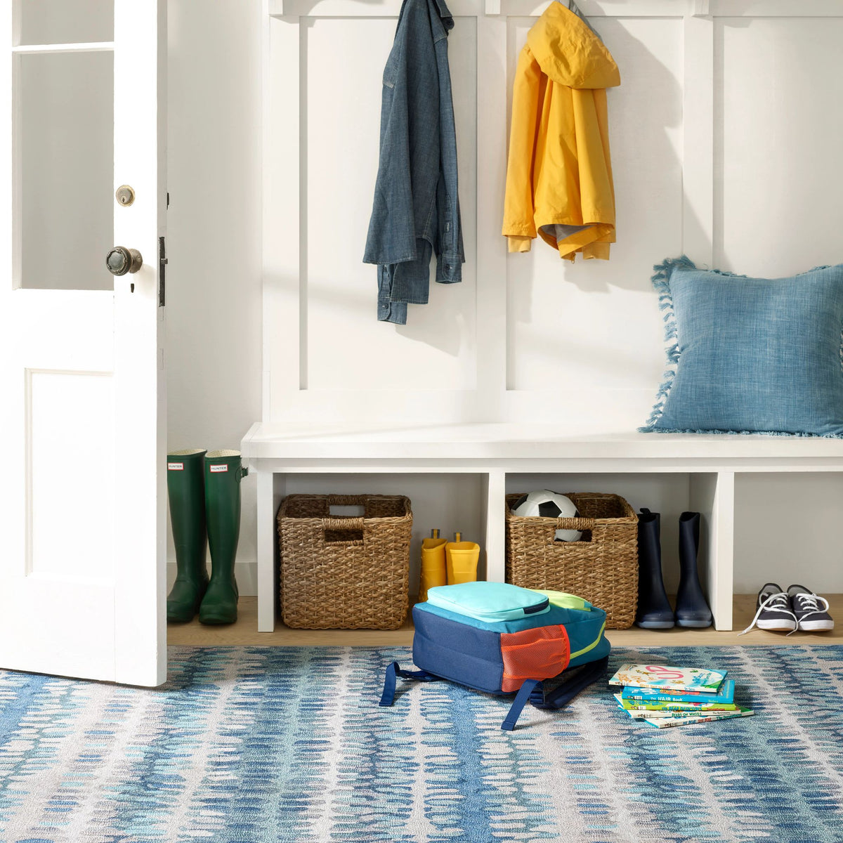 Paint Chip Machine Washable Rug
