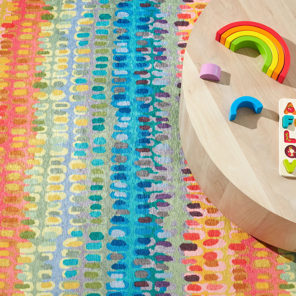 Paint Chip Machine Washable Rug