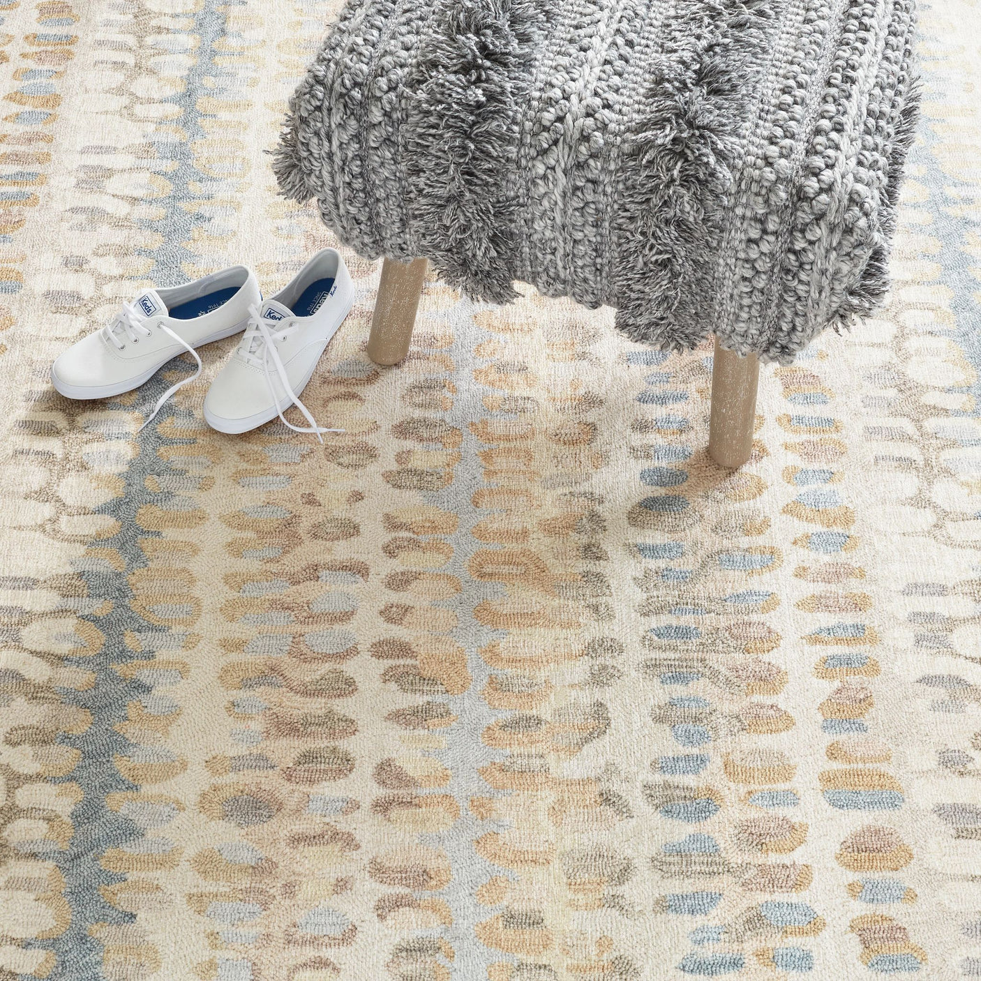 Paint Chip Machine Washable Rug