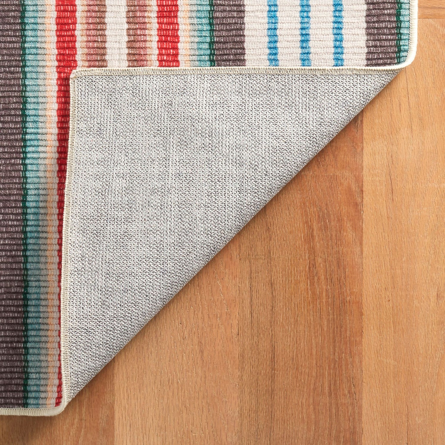 Ranch Stripe Machine Washable Rug