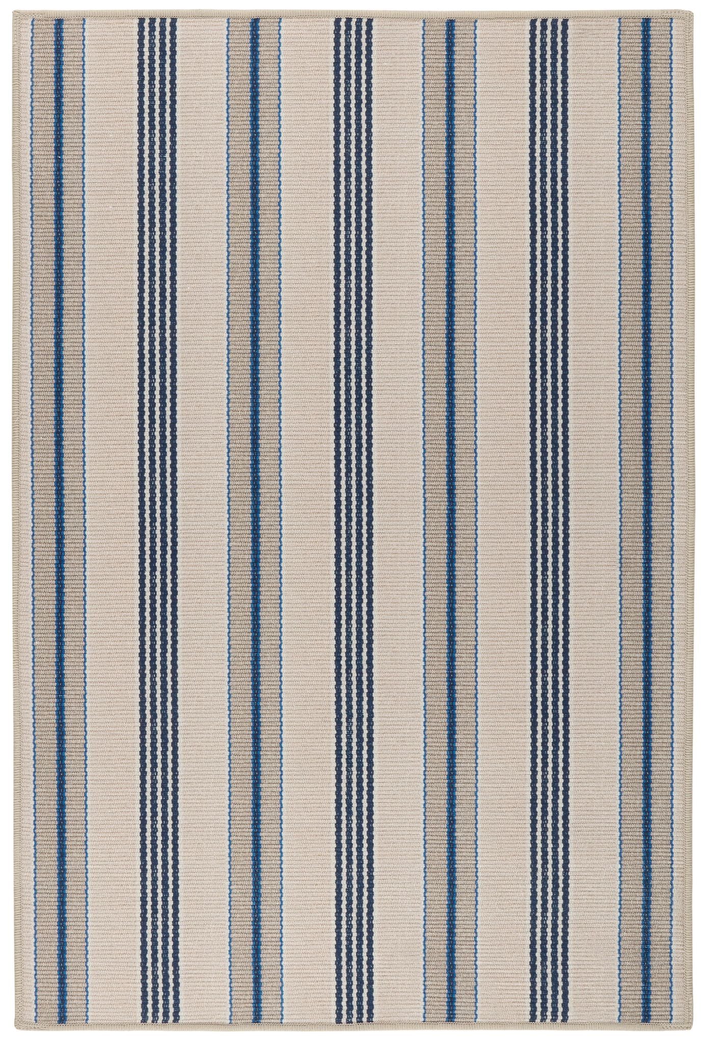 Nimes Ticking Machine Washable Rug
