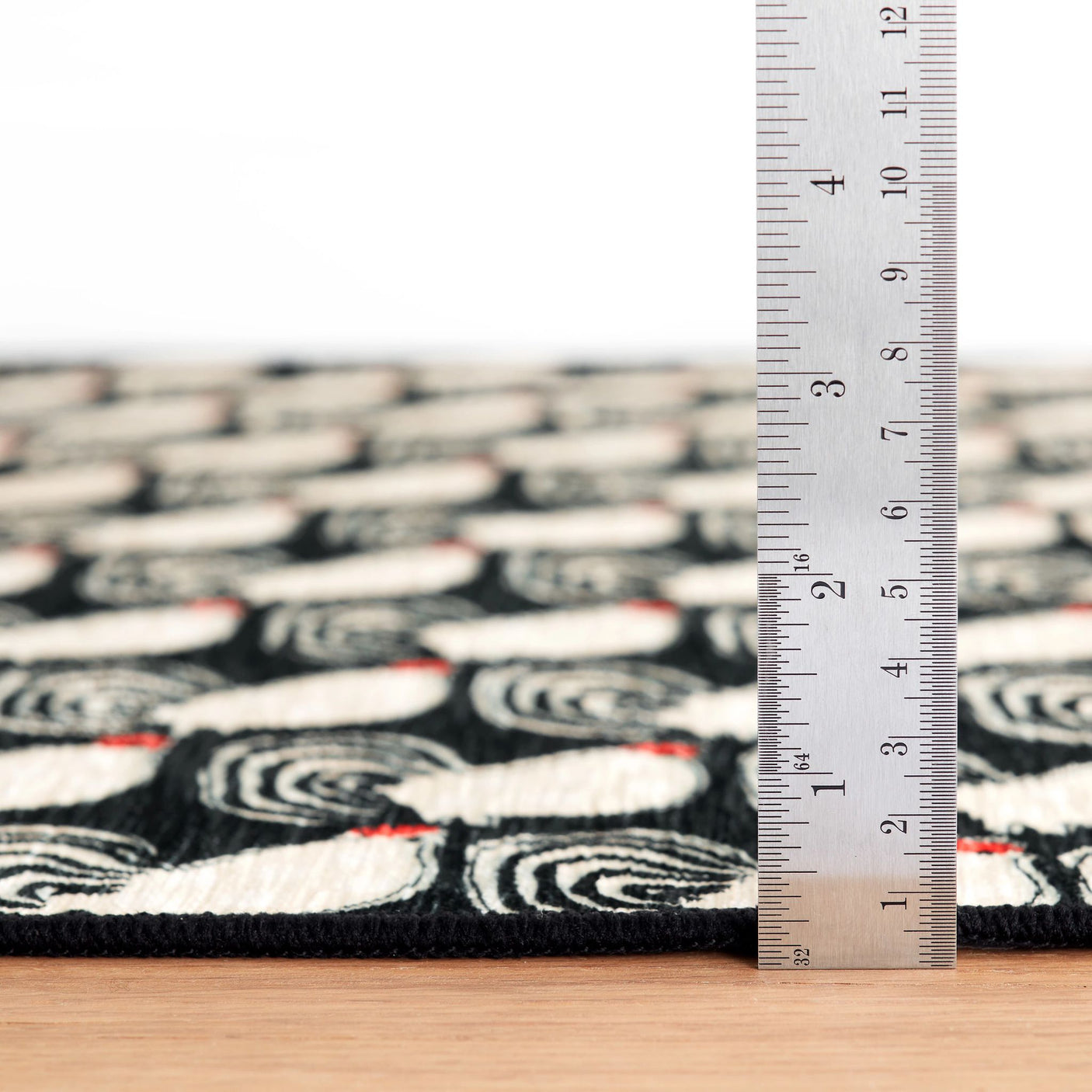 Cockadoodledoo Machine Washable Rug