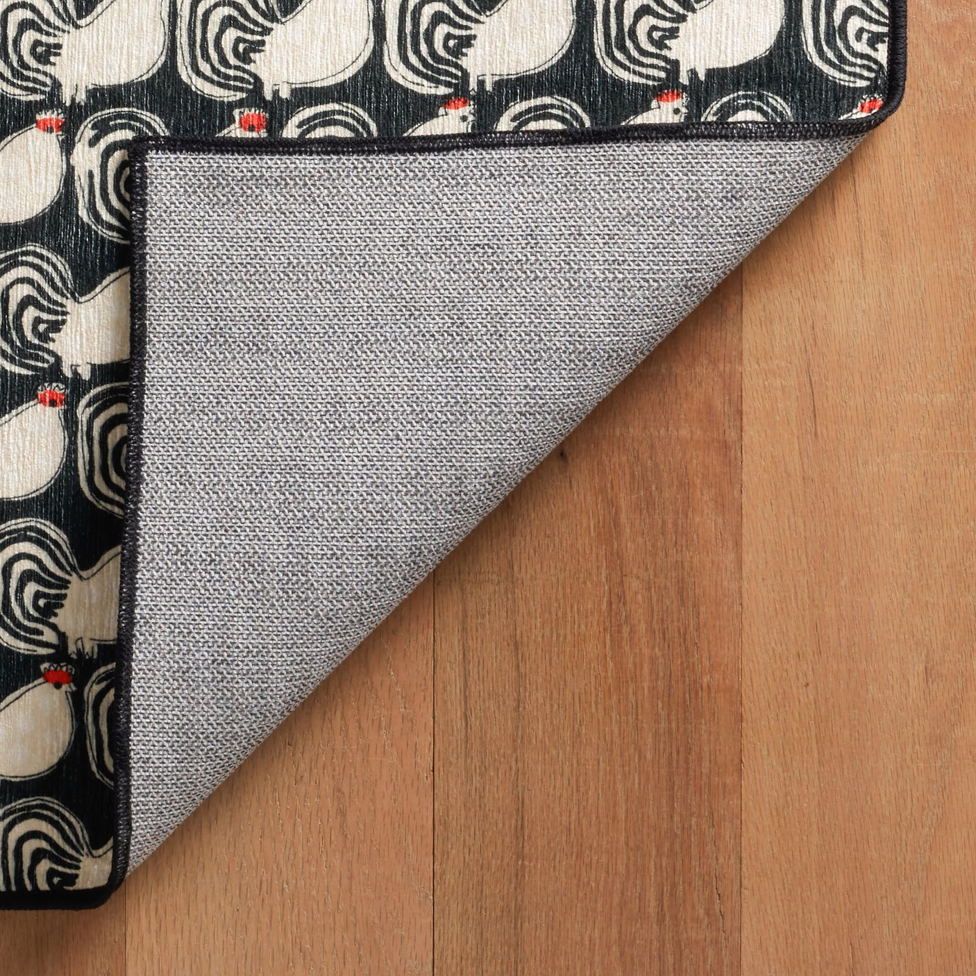 Cockadoodledoo Machine Washable Rug
