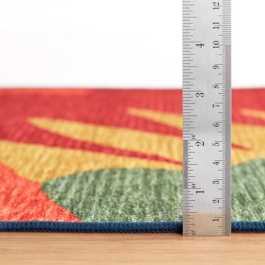 Graphic Machine Washable Rug