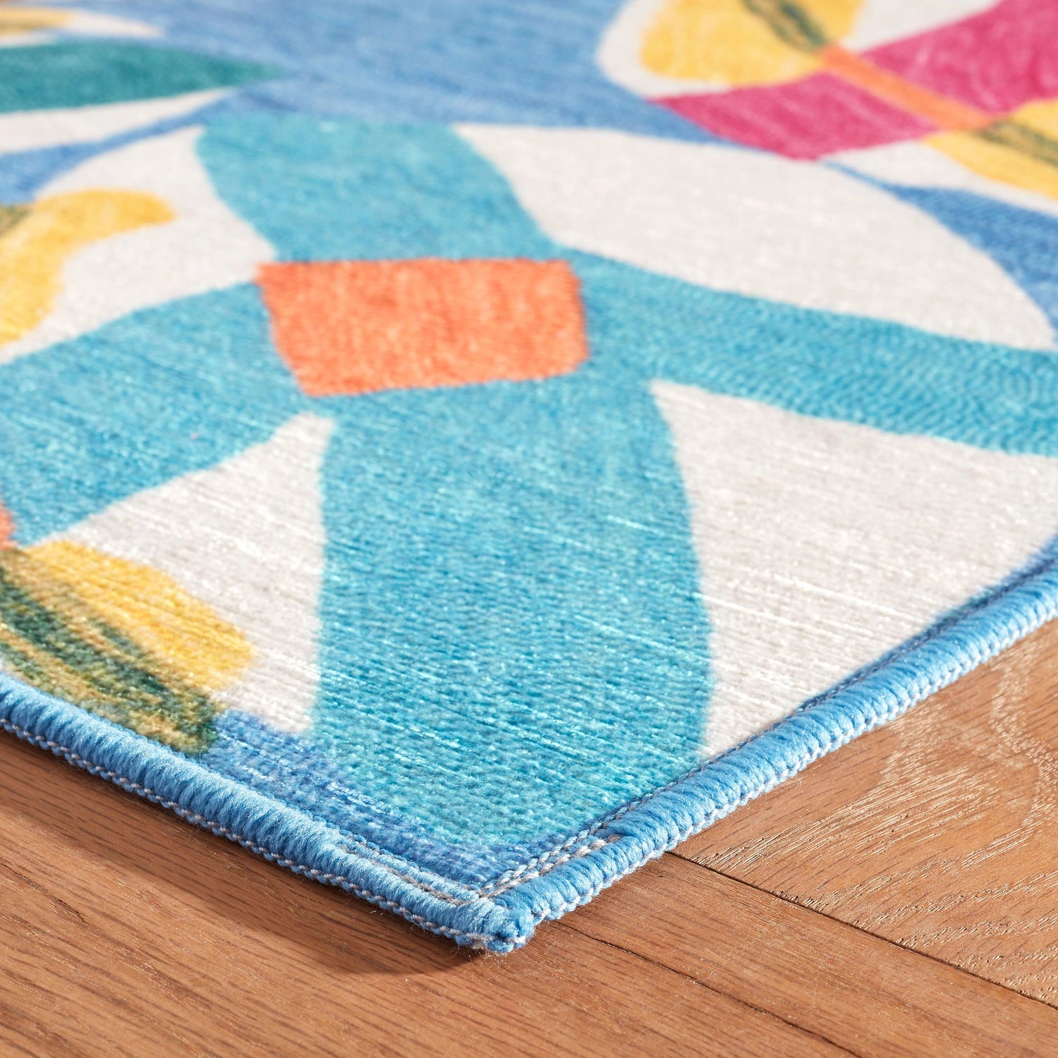 Lily Pad Machine Washable Rug