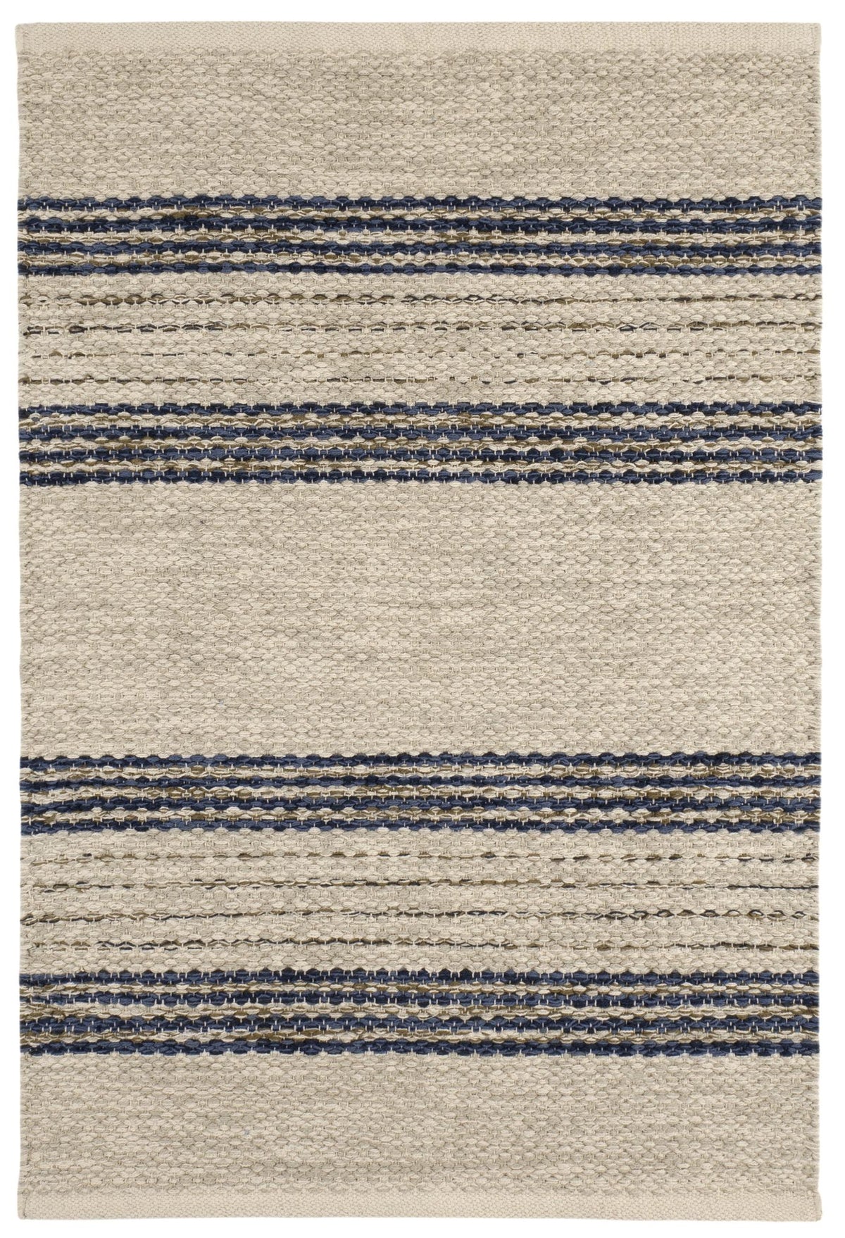 Cielo Stripe Handwoven Cotton Rug