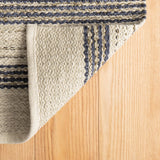Cielo Stripe Handwoven Cotton Rug