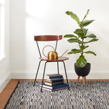 Denim Rag Gridwork Handwoven Cotton Rug