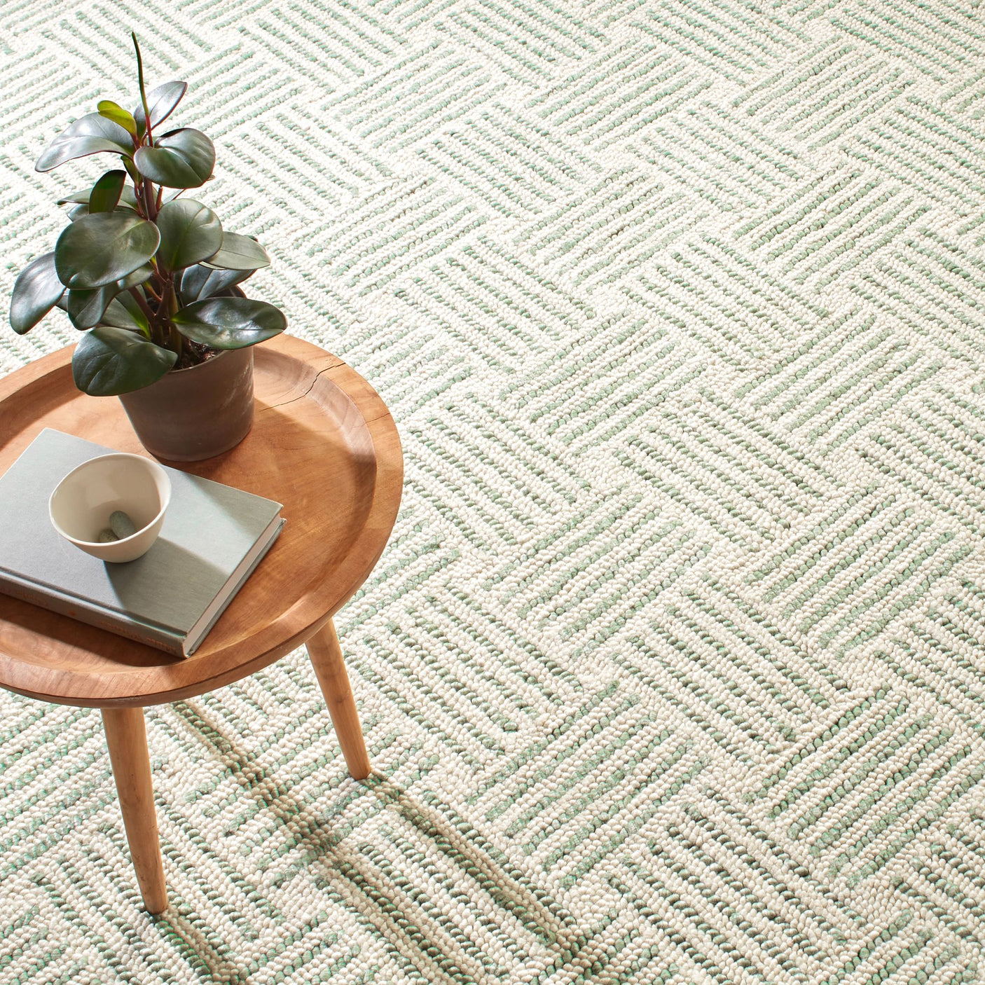 Layers Hand Hooked Wool Rug