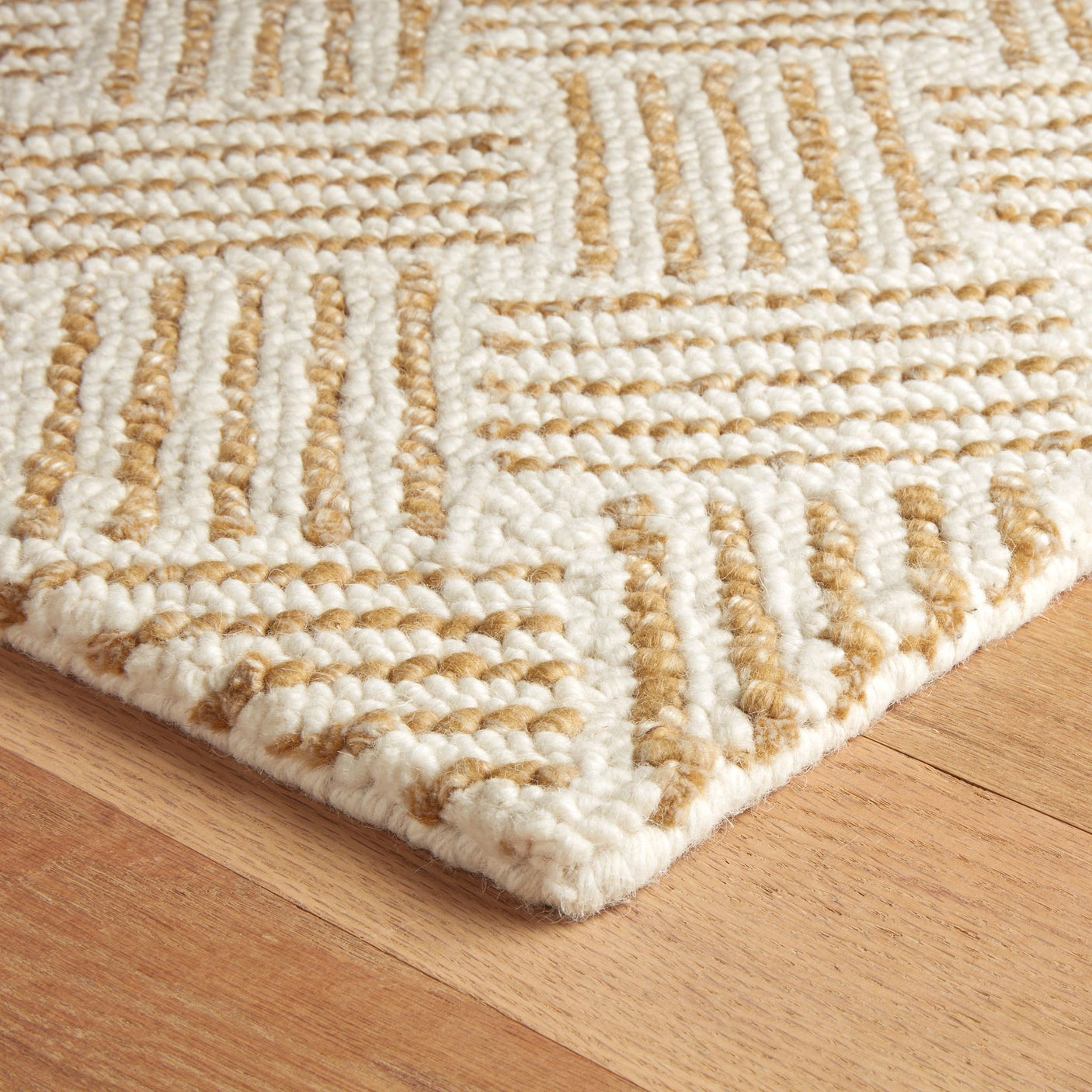 Layers Hand Hooked Wool Rug