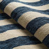 Silas Stripe Hand Micro Hooked Wool Rug