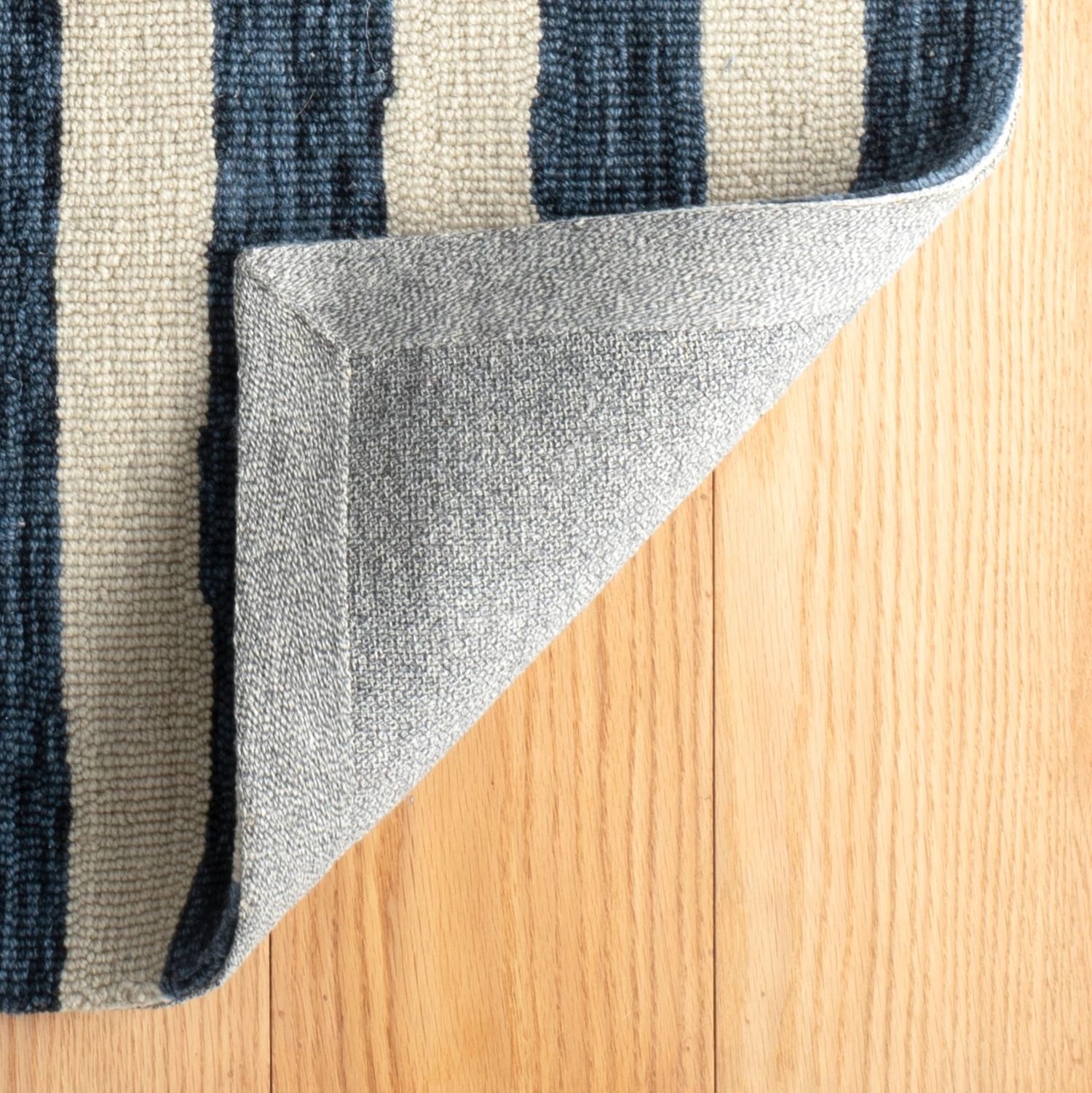 Silas Stripe Hand Micro Hooked Wool Rug