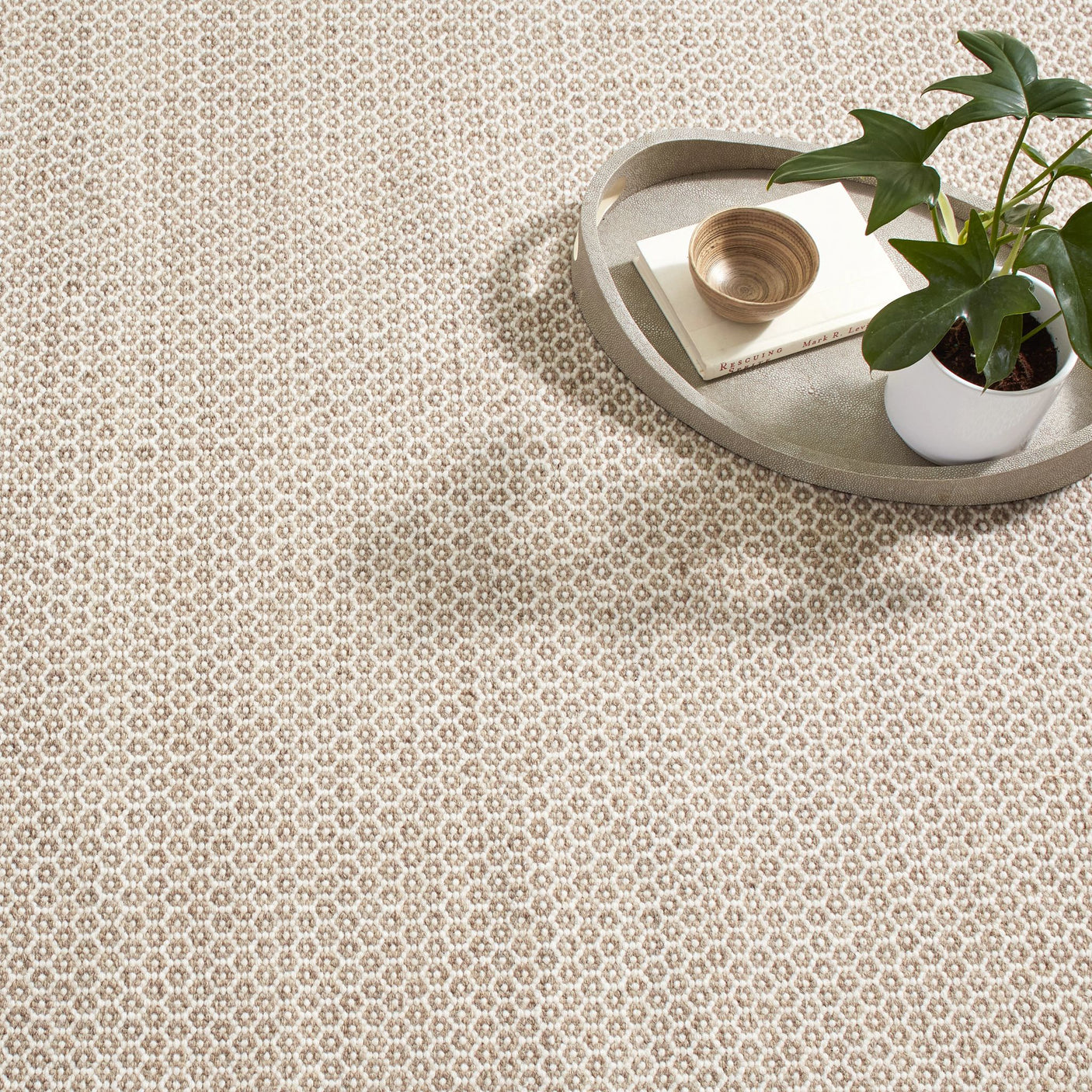 Honeycomb Handwoven Wool Rug