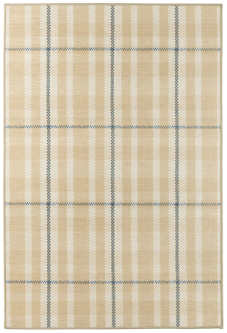 Hallie Plaid Machine Washable Rug