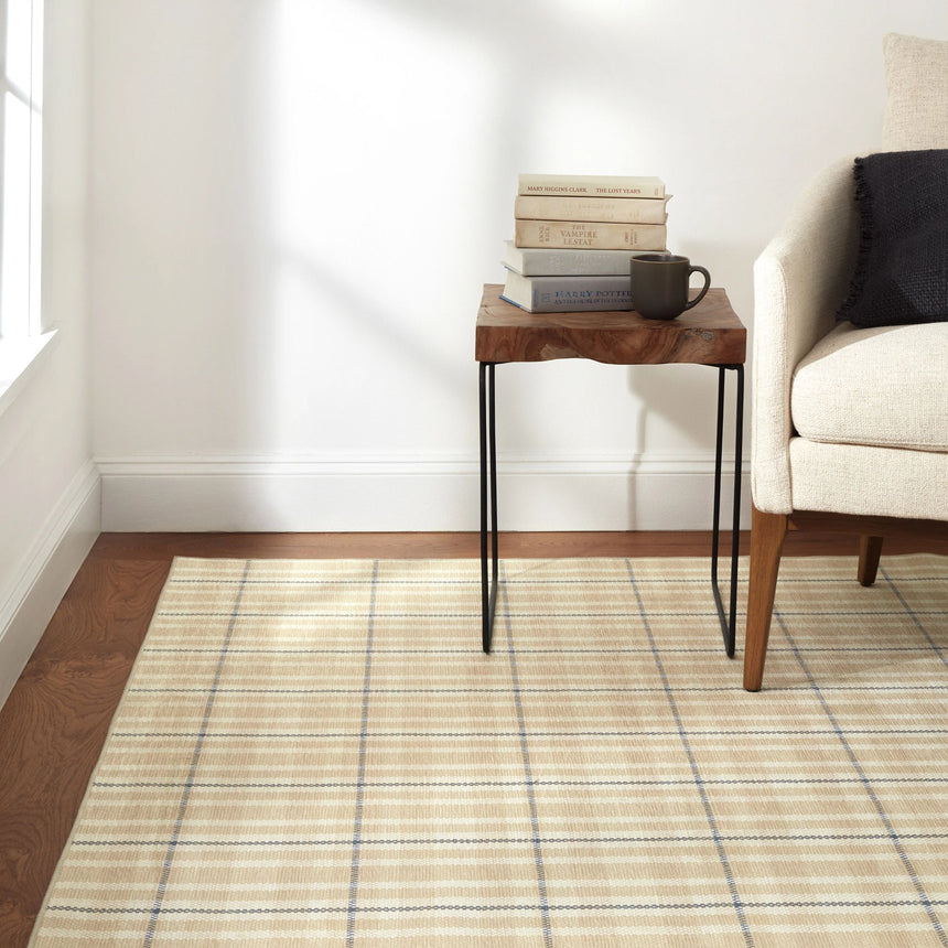 Hallie Plaid Machine Washable Rug