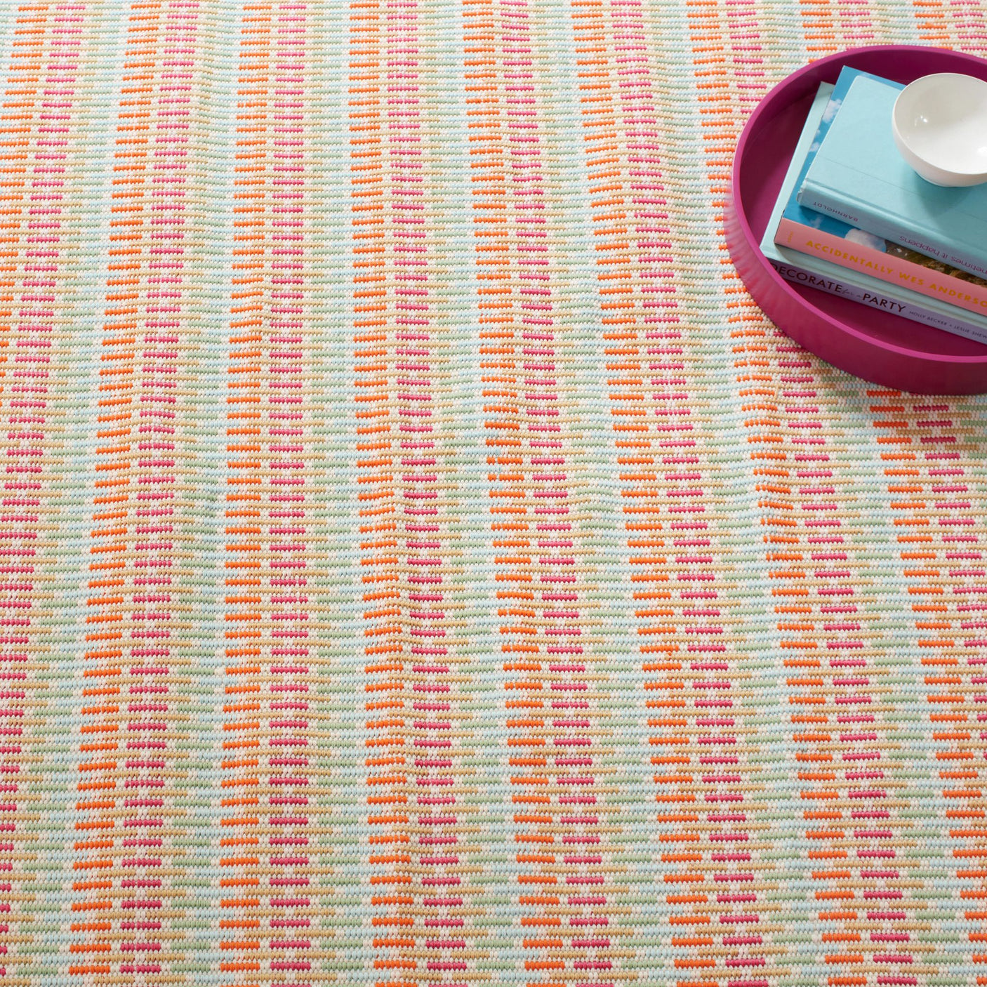 Candy Stripe Handwoven Indoor/Outdoor Rug