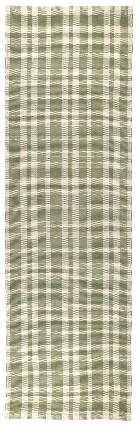 Tattersall Handwoven Cotton Rug