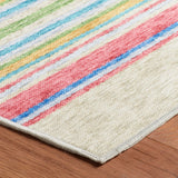 Cady Stripe Machine Washable Rug