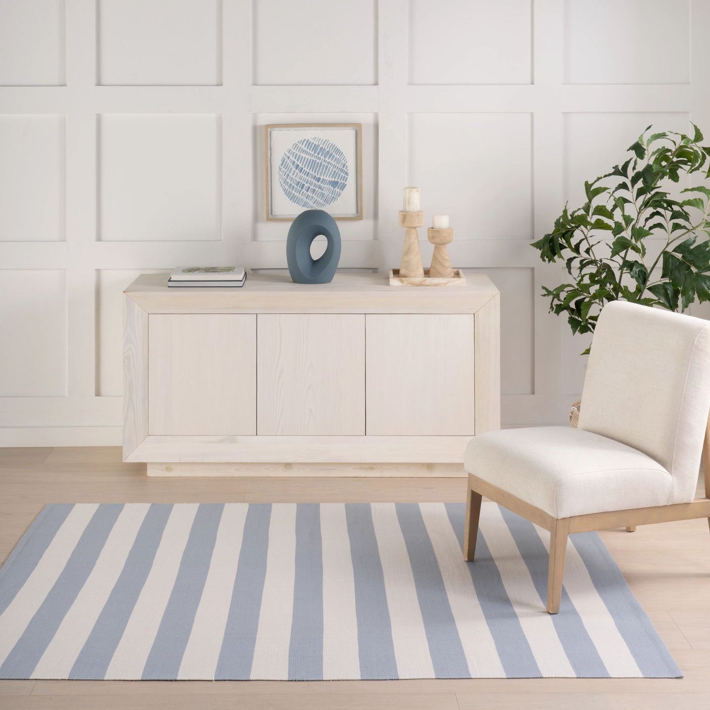 Banks Stripe Handwoven Indoor/Outdoor Rug