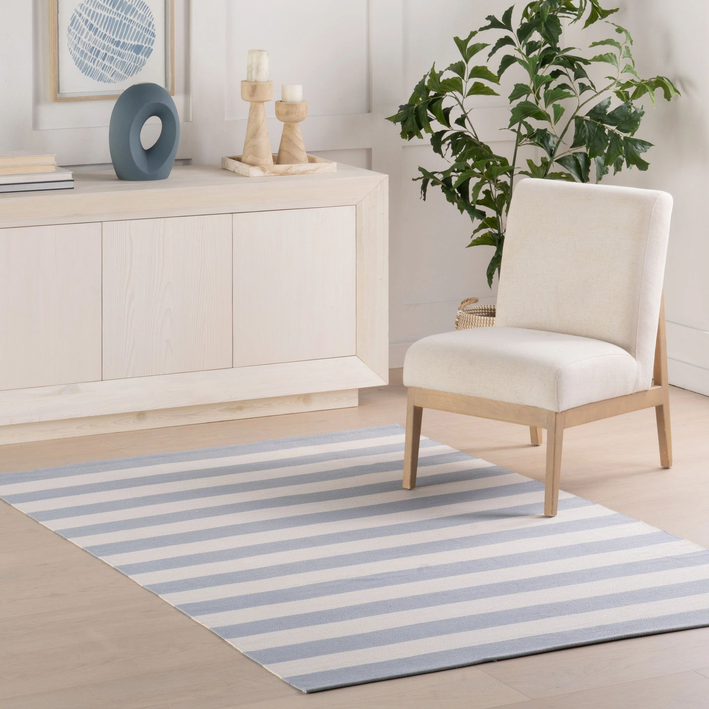 Banks Stripe Handwoven Indoor/Outdoor Rug