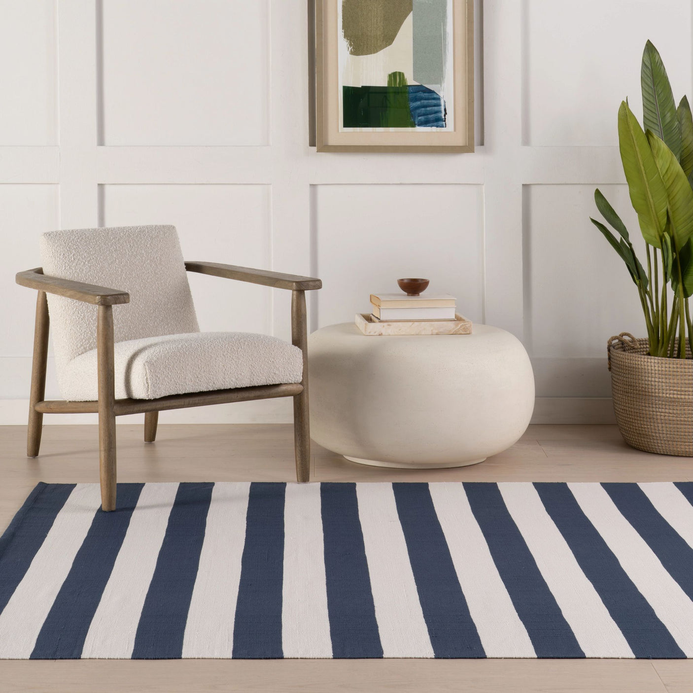 Banks Stripe Handwoven Indoor/Outdoor Rug