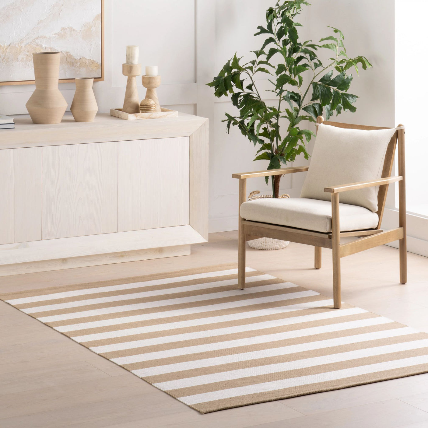 Banks Stripe Handwoven Indoor/Outdoor Rug