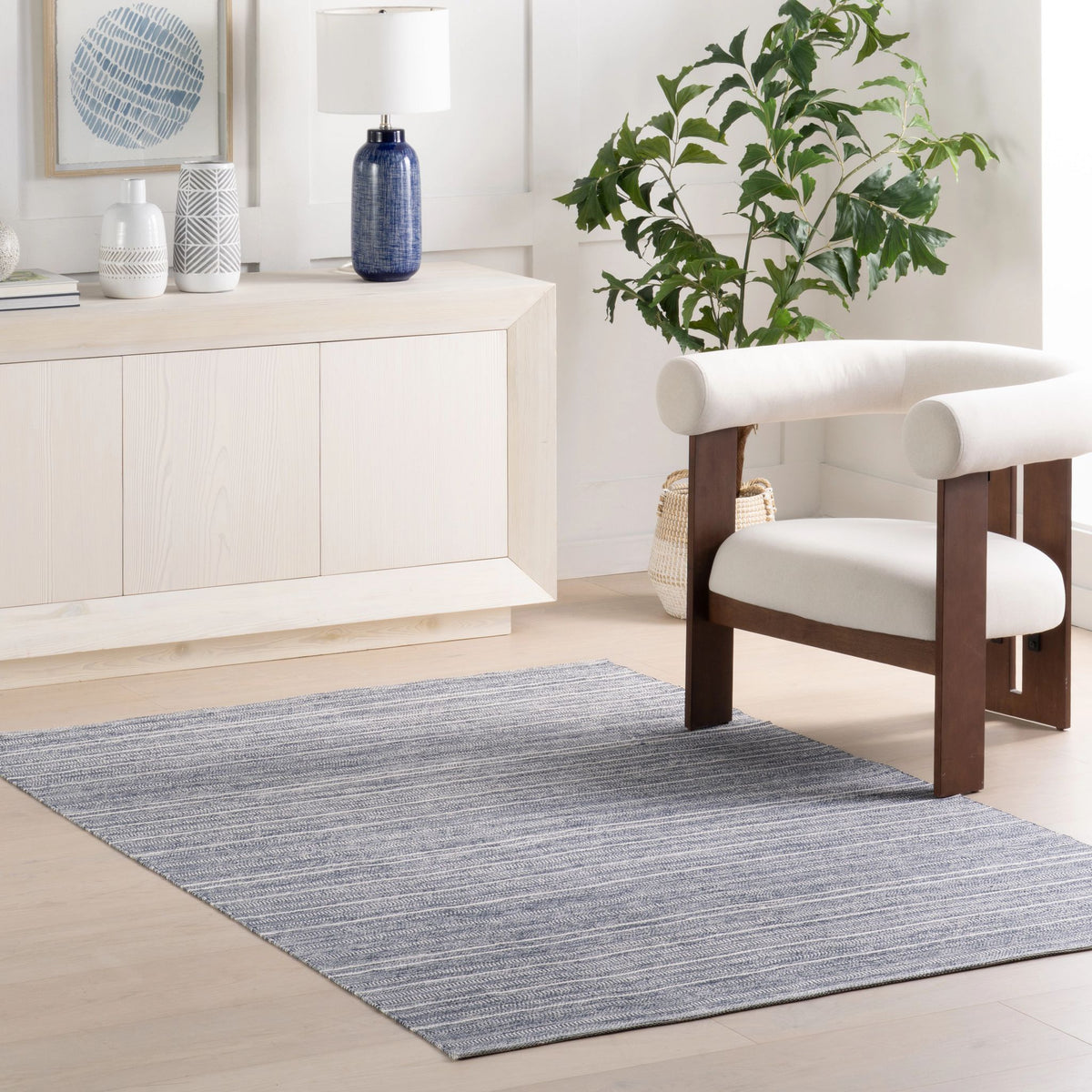 Skipper Stripe Handwoven Indoor/Outdoor Rug