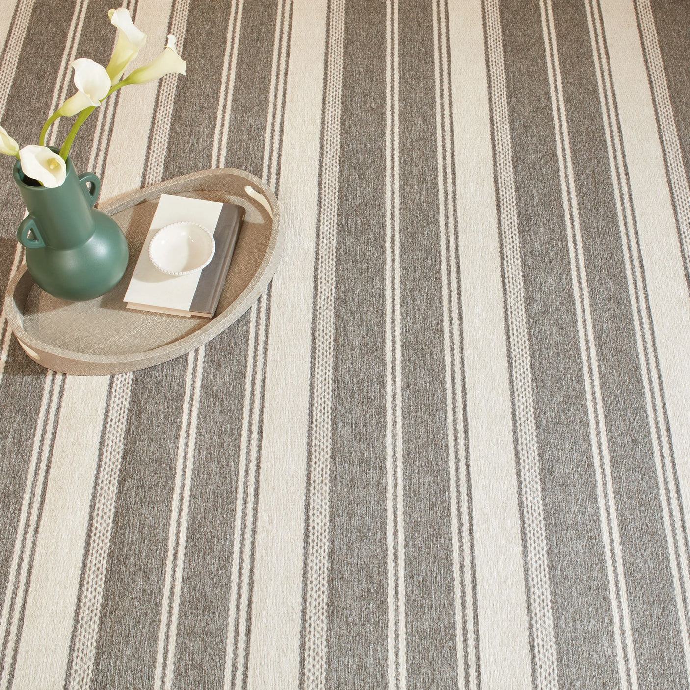 Bowman Stripe Machine Washable Rug