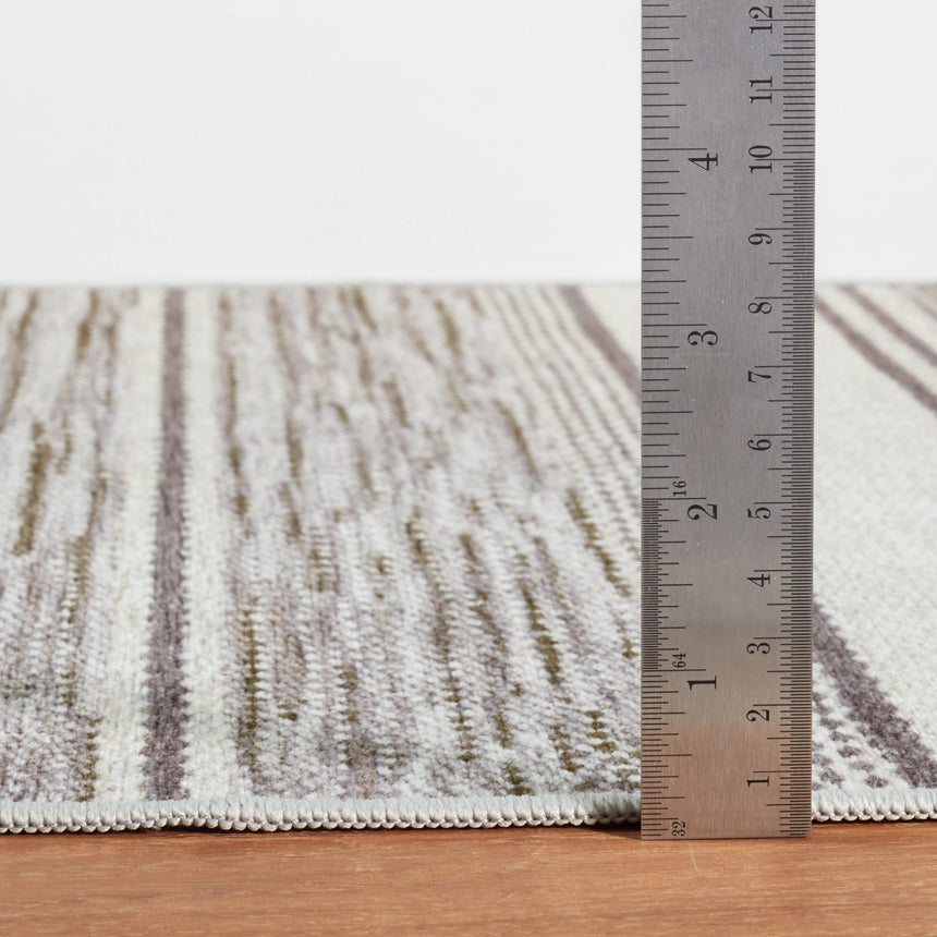 Ellington Stripe Machine Washable Rug