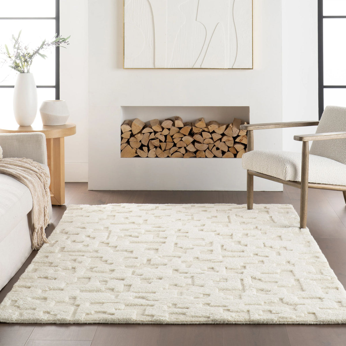 Alora Hand Knotted Wool Rug