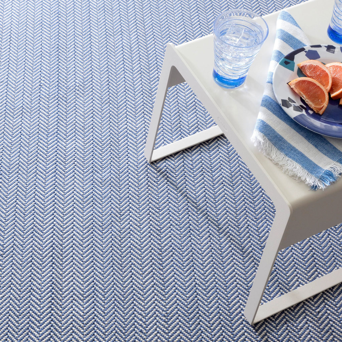 Herringbone Handwoven Indoor/Outdoor Rug