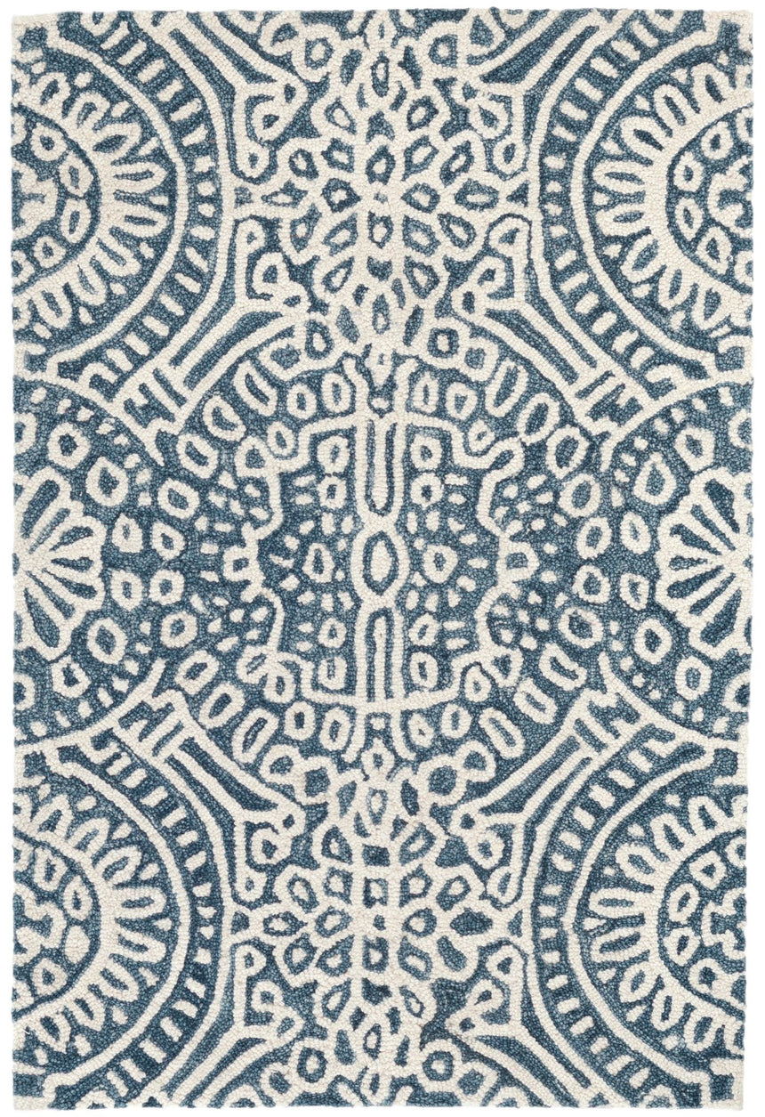 Temple Hand Micro Hooked Wool Rug