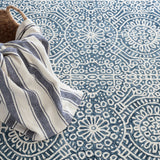 Temple Hand Micro Hooked Wool Rug