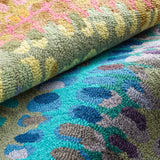 Paint Chip Hand Micro Hooked Wool Rug