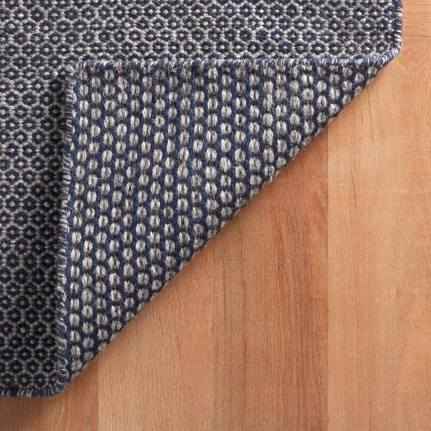 Honeycomb Handwoven Wool Rug