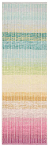 Watercolor Horizon Handwoven Cotton Rug