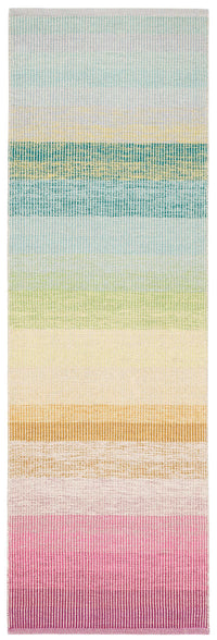Watercolor Horizon Handwoven Cotton Rug