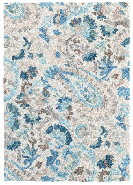 Ines Hand Micro Hooked Wool Rug